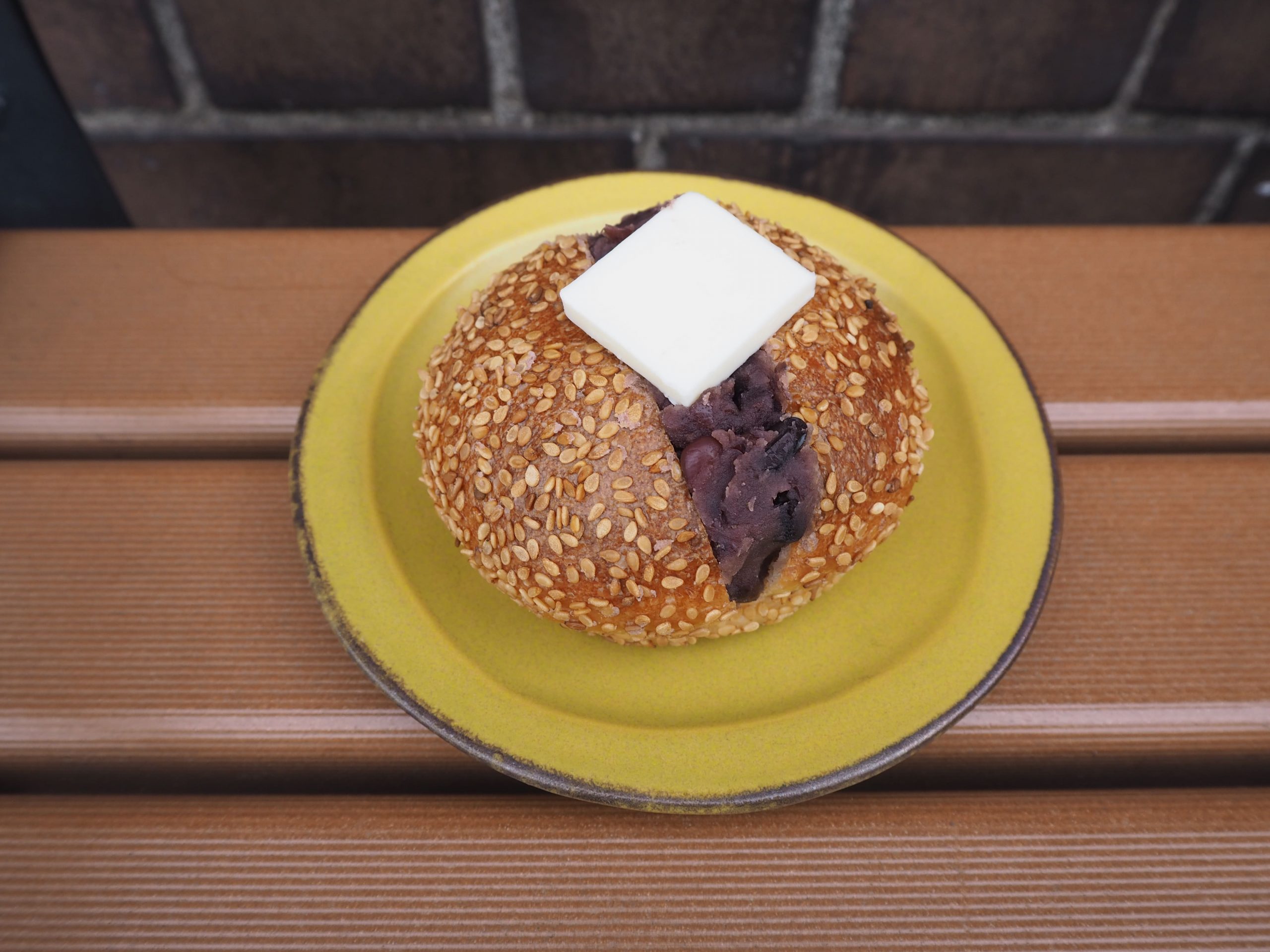 LuckySaltBread「塩パン あんバター」（360円）